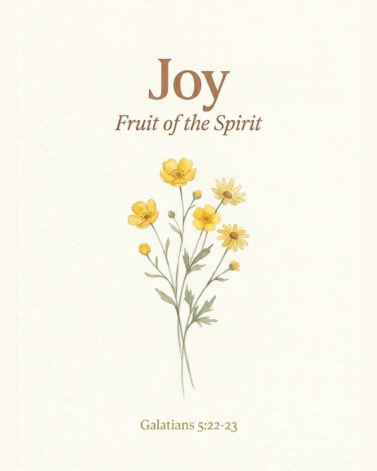 Fruits of the Spirit Wall Art Set, Christian Watercolor Scripture Prints (Instant Download) — image 3