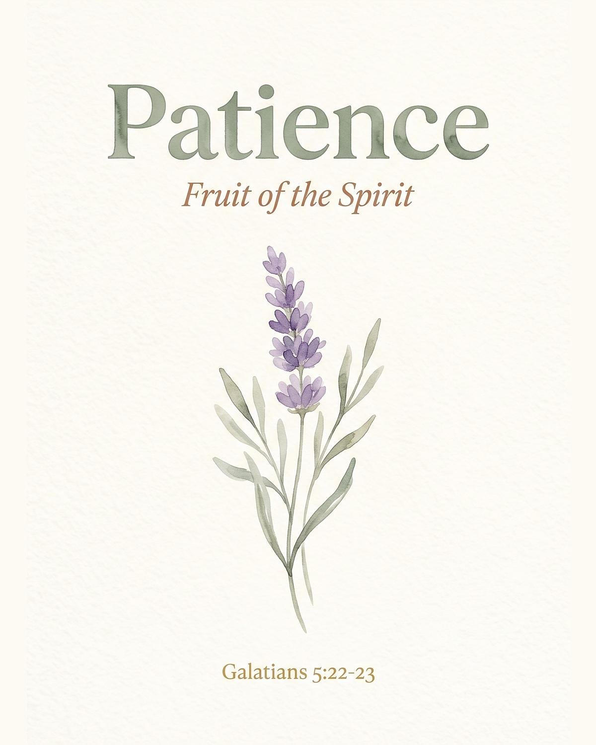 Fruits of the Spirit Wall Art Set, Christian Watercolor Scripture Prints (Instant Download) — image 5