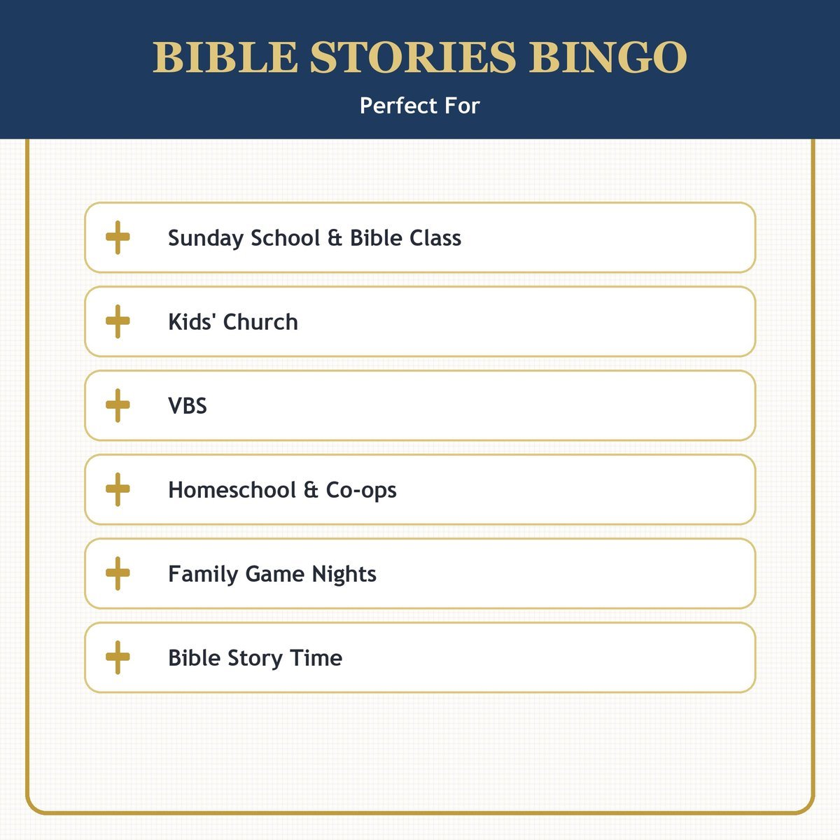Bible Stories Bingo, 60 Printable Bible Bingo Cards, Sunday School Game, Bible Activity for Kids, Christian Game, VBS & Kids Church Game — image 5