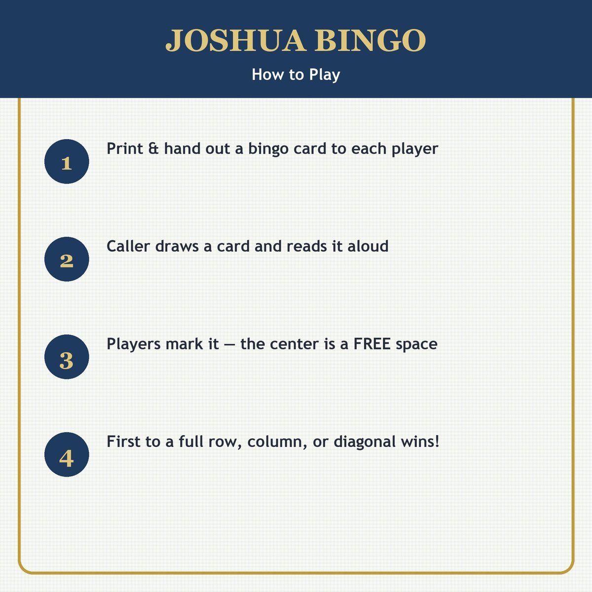 Joshua and the Battle of Jericho Bingo, 60 Printable Christian Cards, Bible Story Game, Sunday School, Kids Bible Game — image 3