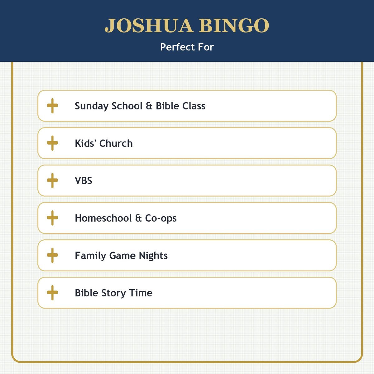 Joshua and the Battle of Jericho Bingo, 60 Printable Christian Cards, Bible Story Game, Sunday School, Kids Bible Game — image 5