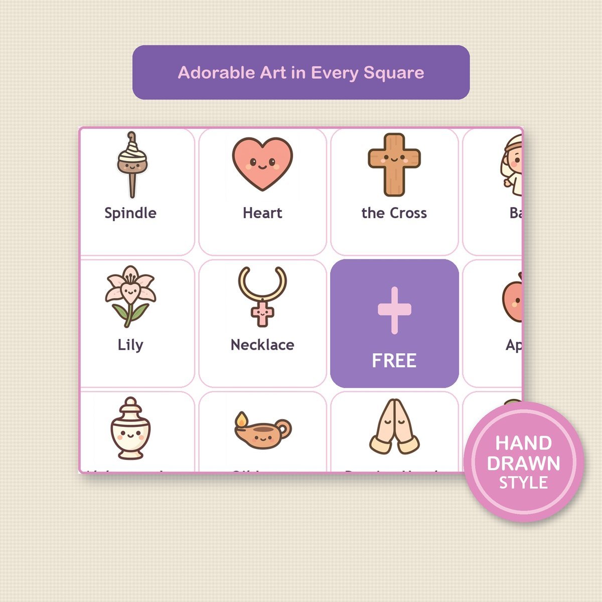 Ladies Bible Study Bingo, 60 Printable Bingo Cards, Christian Ladies Bible Study Game, Sunday School & Church Activity, Instant Download — image 8