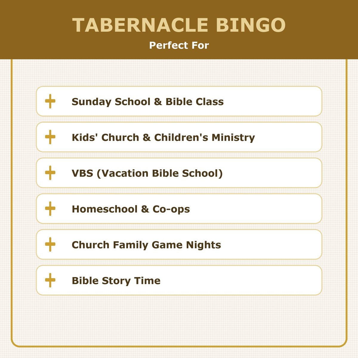 Tabernacle Bingo, 60 Printable Christian Cards, Bible Tabernacle Game, Sunday School Activity, Kids Bible Game, Old Testament — image 5