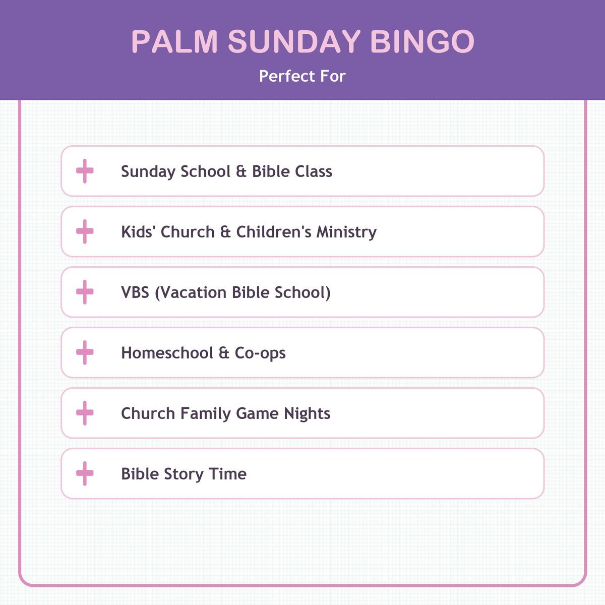 Palm Sunday Bingo, 60 Printable Christian Cards, Holy Week Bible Game, Sunday School Activity, Kids Bible Game, Easter — image 5