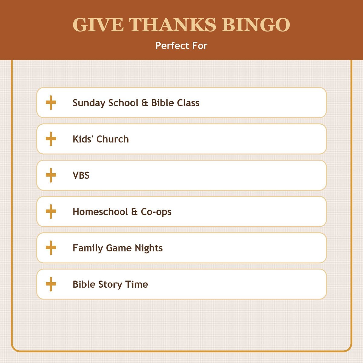 Give Thanks Bingo, 60 Printable Bingo Cards, Thanksgiving Bingo, Thanksgiving Game, Christian Give Thanks Game, Instant Download — image 5
