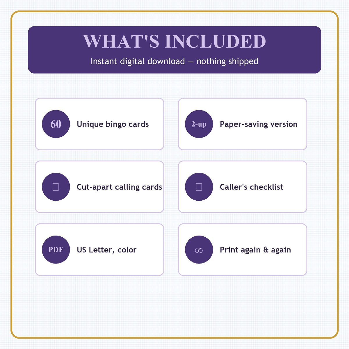 Advent Bingo, 60 Printable Christian Cards, Christmas Countdown Game, Sunday School Activity, Kids Bible Game, Nativity Bingo — image 2