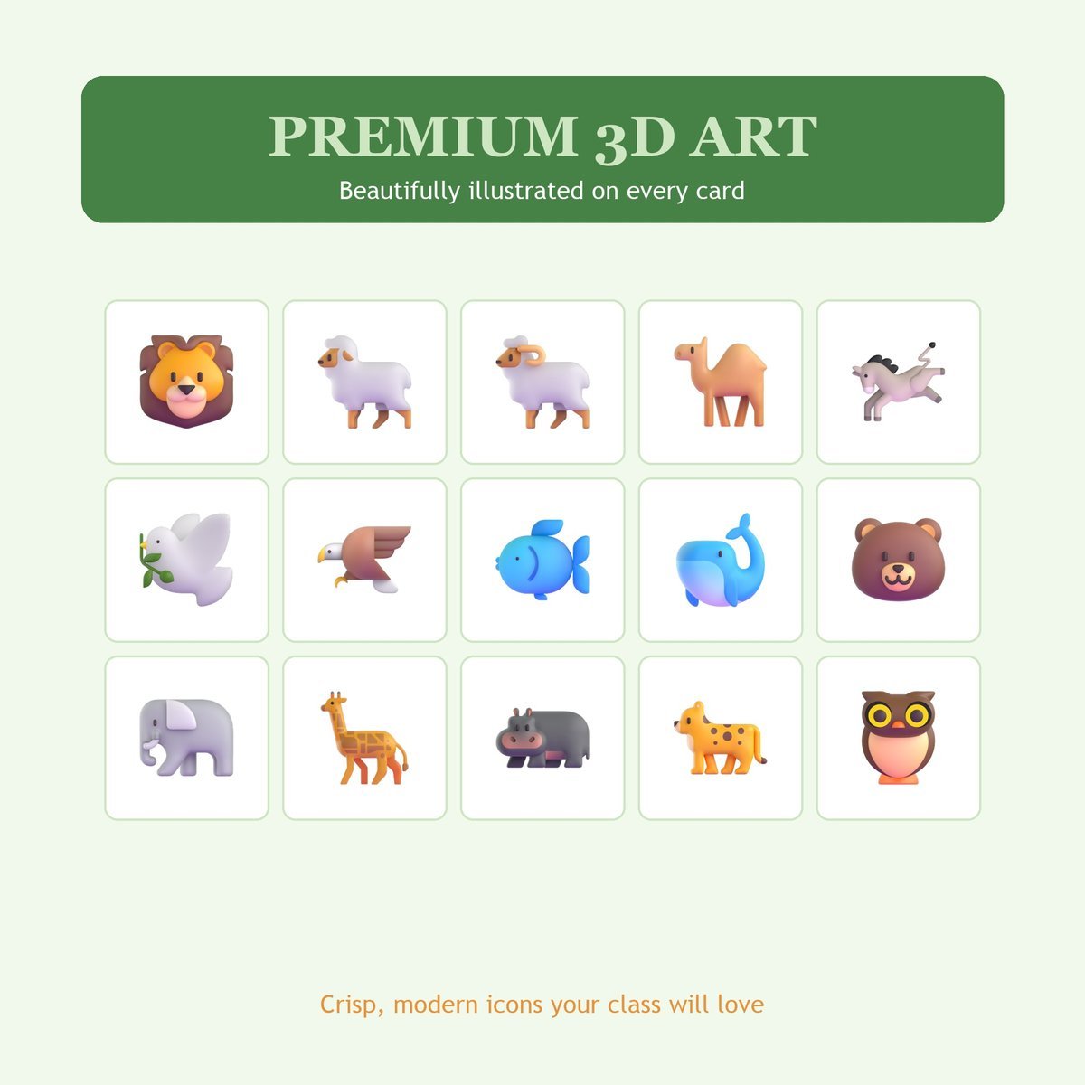 Gods Creation Animal Bingo, 60 Printable Bingo Cards, Christian Creation Animal Game, Sunday School & Church Activity, Instant Download — image 8