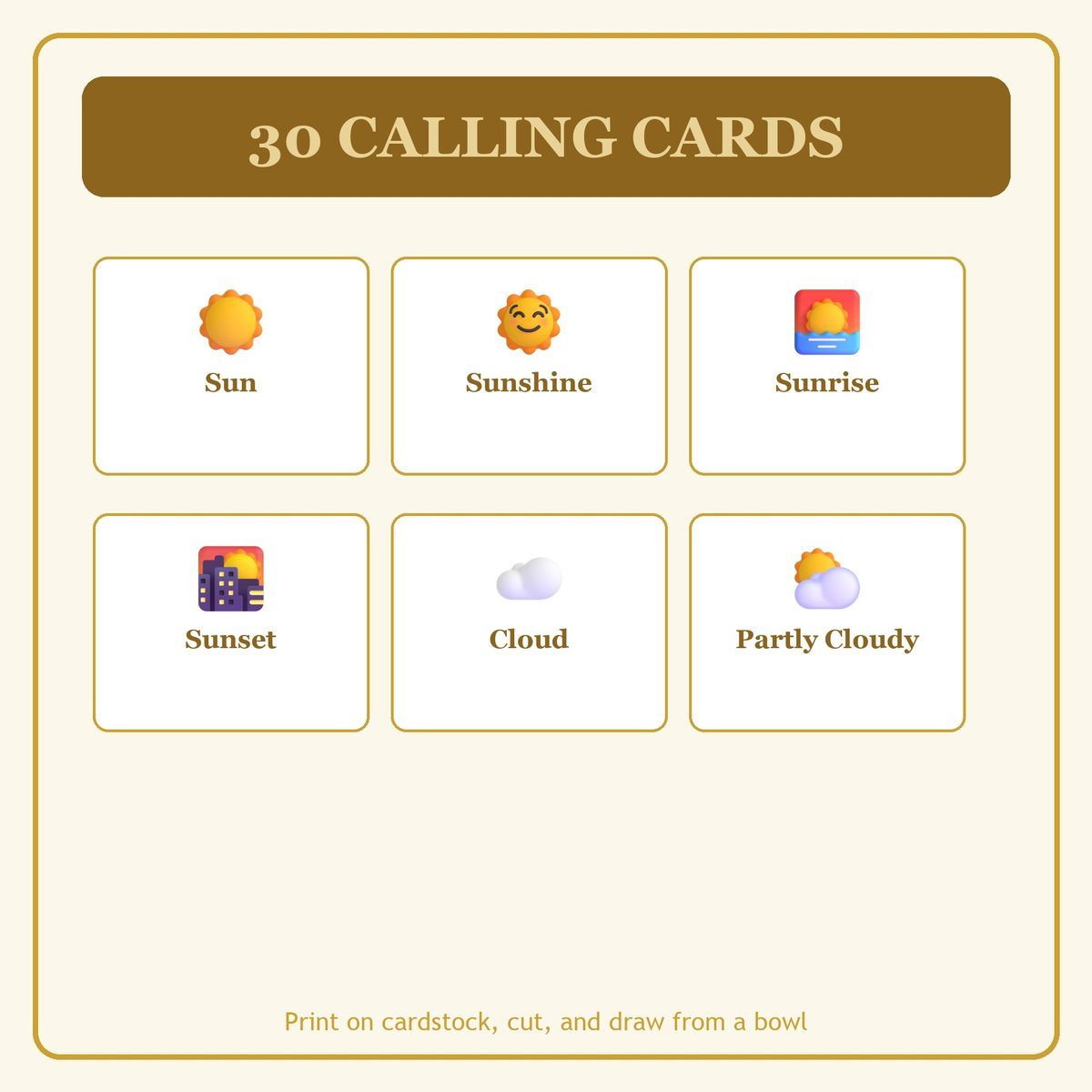 Seasons of the Lord Bingo, 60 Printable Bingo Cards, Christian Seasons Lord Game, Sunday School & Church Activity, Instant Download — image 7
