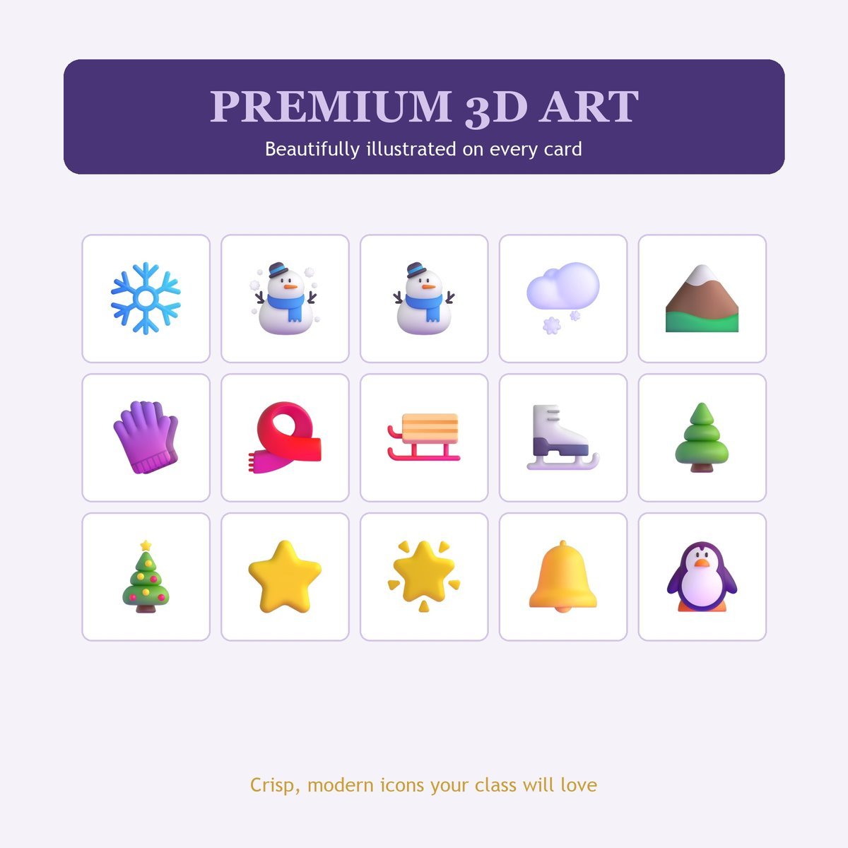 Winter Wonders Bingo, 60 Printable Bingo Cards, Christian Winter Wonders Game, Sunday School & Church Activity, Instant Download — image 8