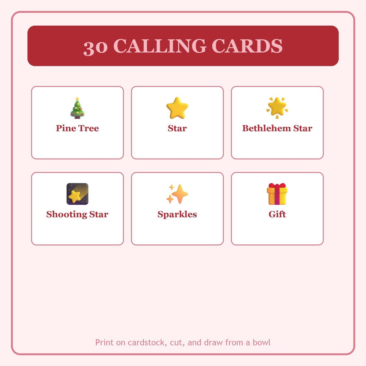 Keep Christ in Christmas Bingo, 60 Printable Bingo Cards, Christmas Bingo, Christian Christmas, Christian Keep Christ in Christmas Game — image 7