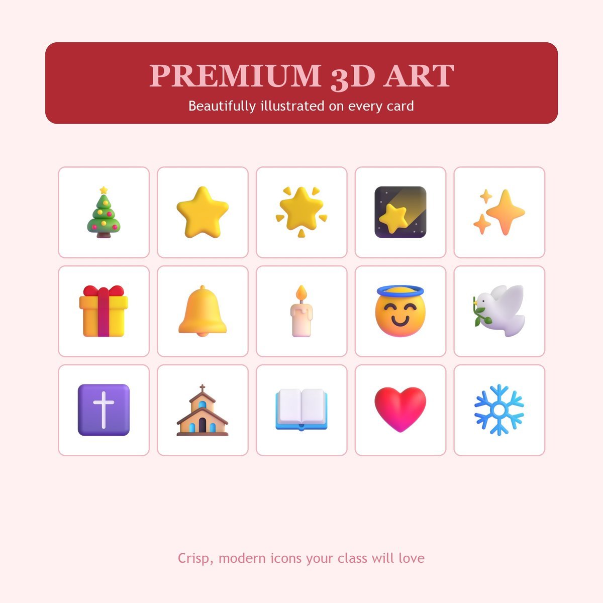Keep Christ in Christmas Bingo, 60 Printable Bingo Cards, Christmas Bingo, Christian Christmas, Christian Keep Christ in Christmas Game — image 8