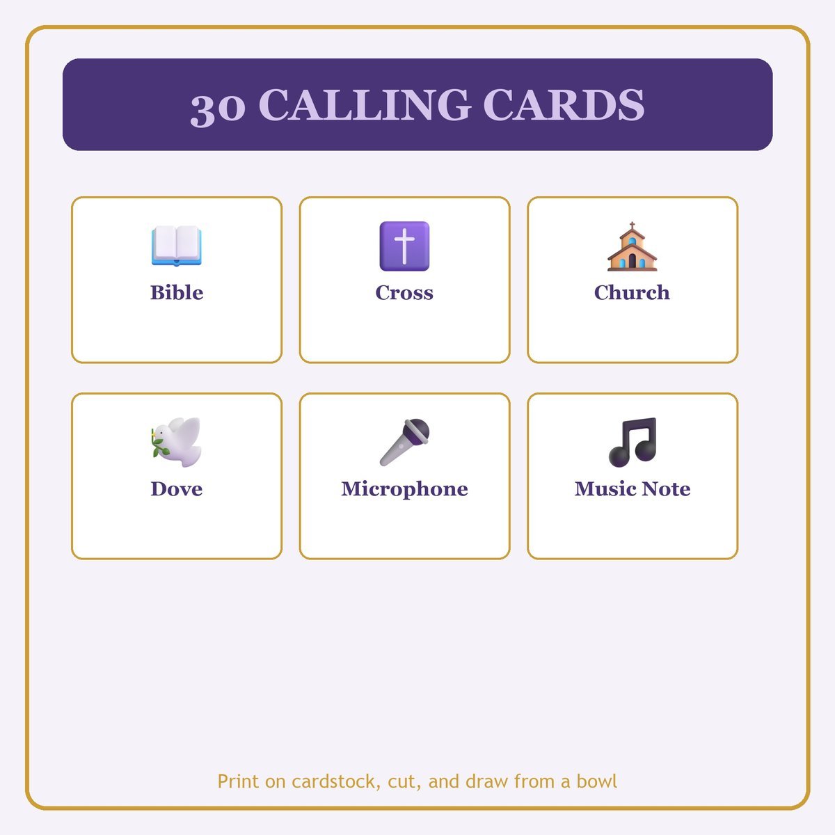 Pastor Appreciation Bingo, 60 Printable Bingo Cards, Pastor Appreciation, Pastor Gift, Christian Pastor Appreciation Game, Instant Download — image 7