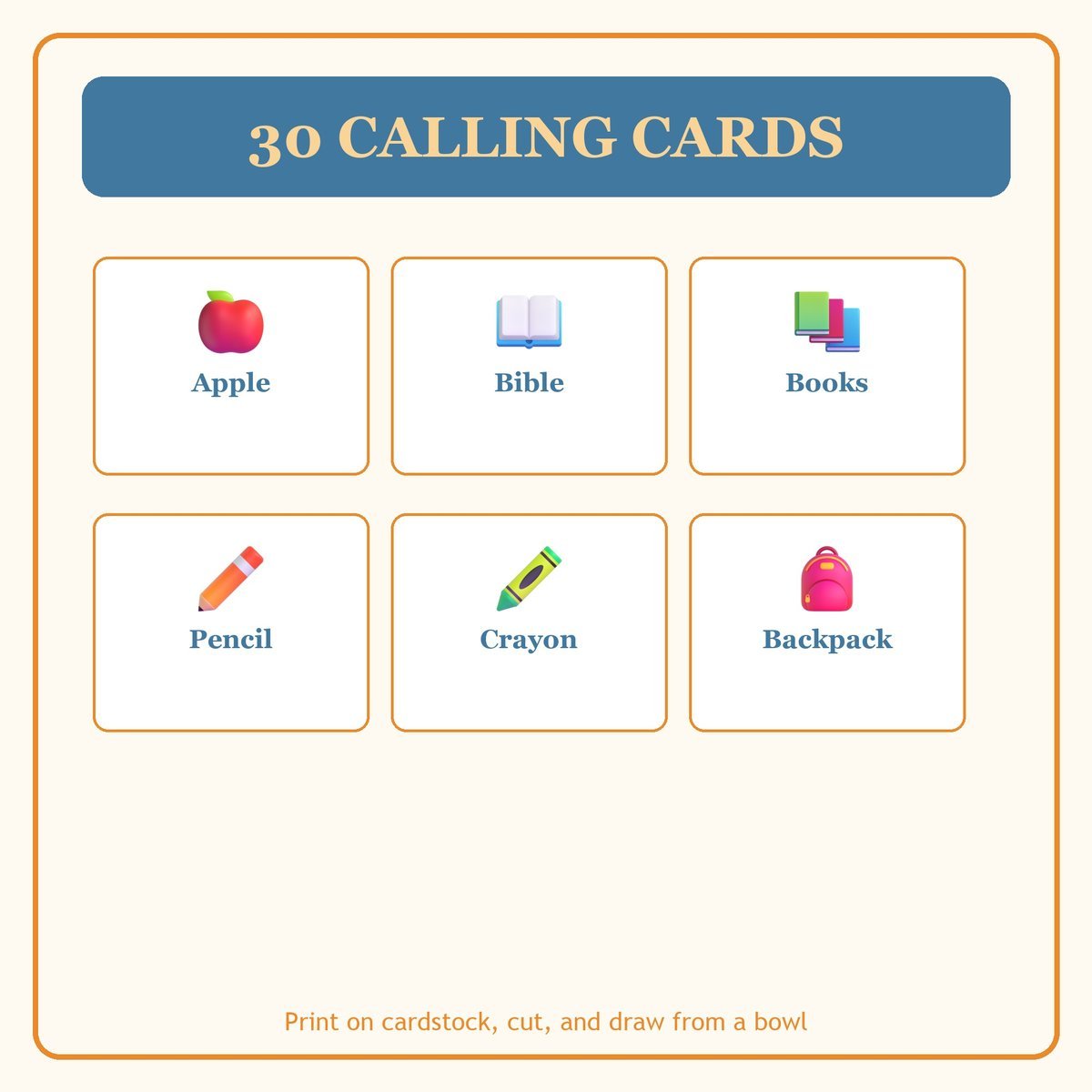 Sunday School Teacher Bingo, 60 Printable Bingo Cards, Christian Sunday School Teacher Game, Sunday School & Church Activity — image 7