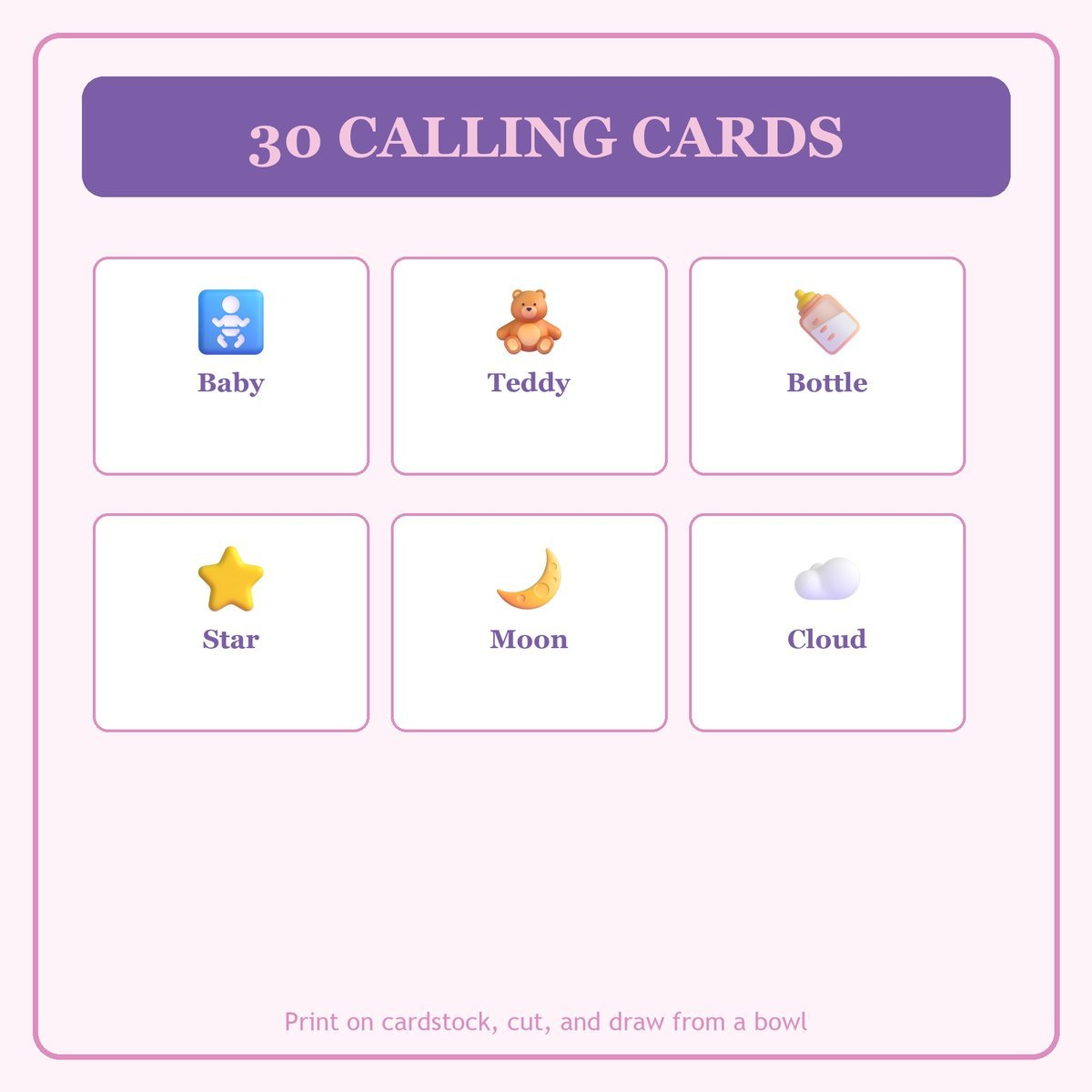 Little Blessing Bingo, 60 Printable Bingo Cards, Christian Blessing Game, Sunday School & Church Activity, Instant Download — image 7