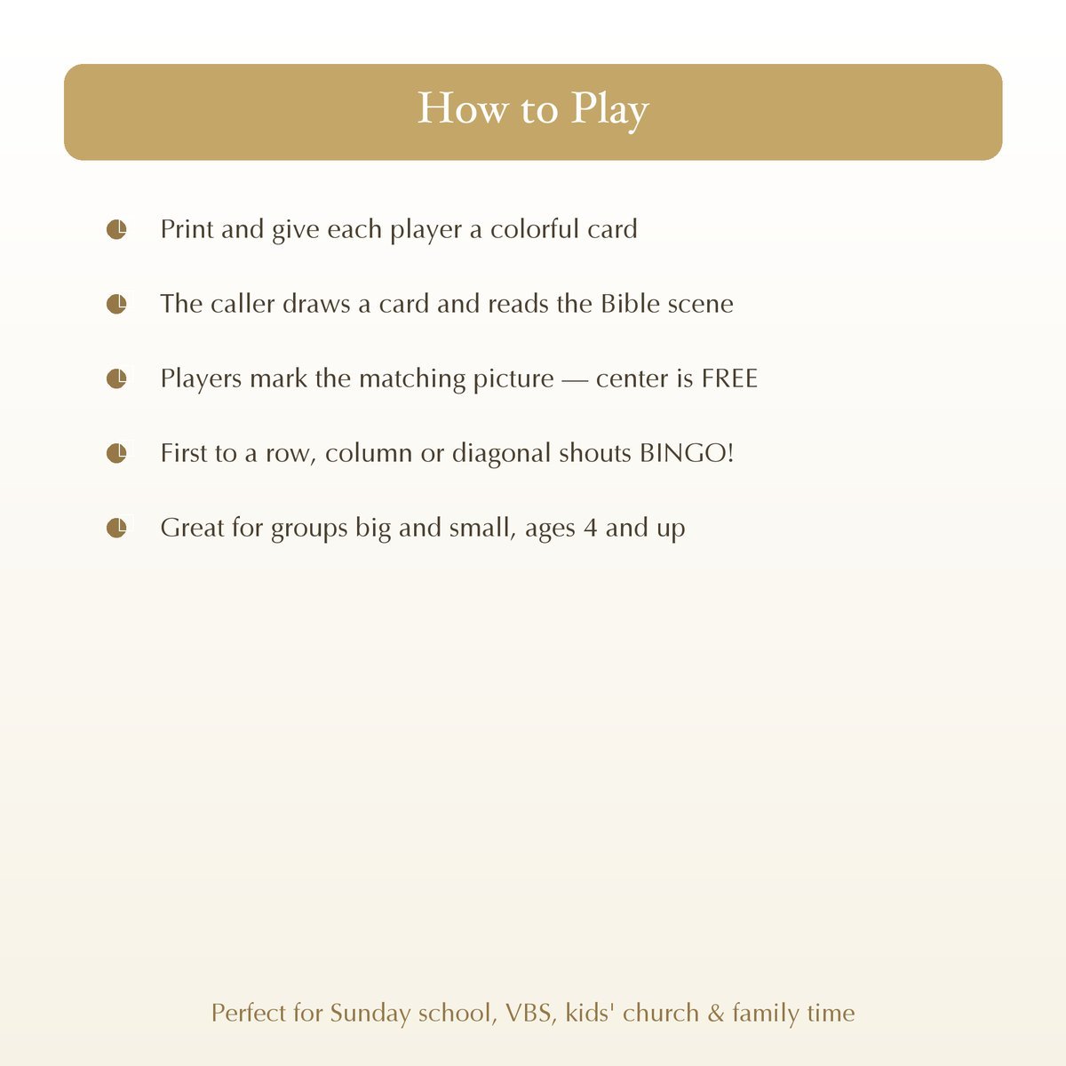 Balaam's Donkey Bingo | Printable Bible Bingo Game for Kids | 60 Cards Sunday School VBS Christian Watercolor PDF — image 5