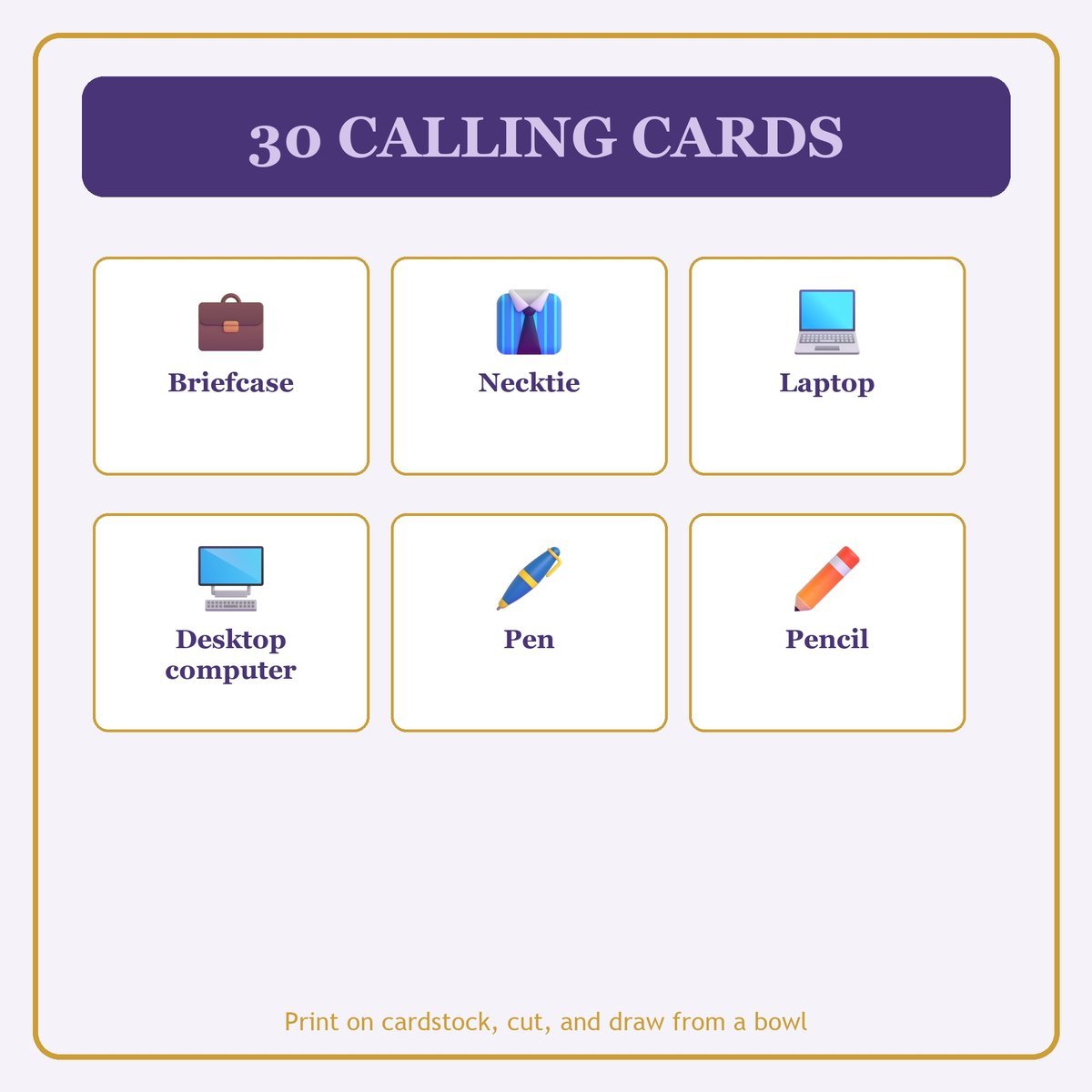 New Job Blessings Bingo, 60 Printable Bingo Cards, Christian Job Game, Sunday School & Church Activity, Instant Download — image 7