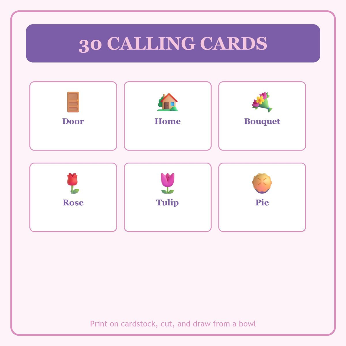 Welcoming Hospitality Bingo, 60 Printable Bingo Cards, Christian Welcoming Hospitality Game, Sunday School & Church Activity — image 7