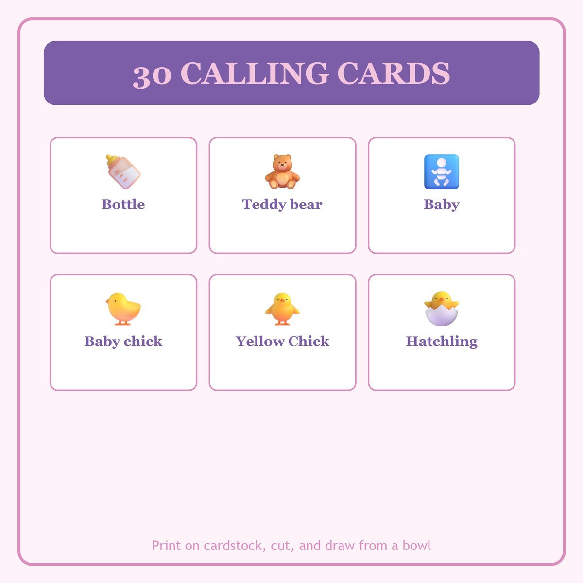 Nursery and Little Lambs Bingo, 60 Printable Bingo Cards, Christian Nursery Lambs Game, Sunday School & Church Activity, Instant Download — image 7