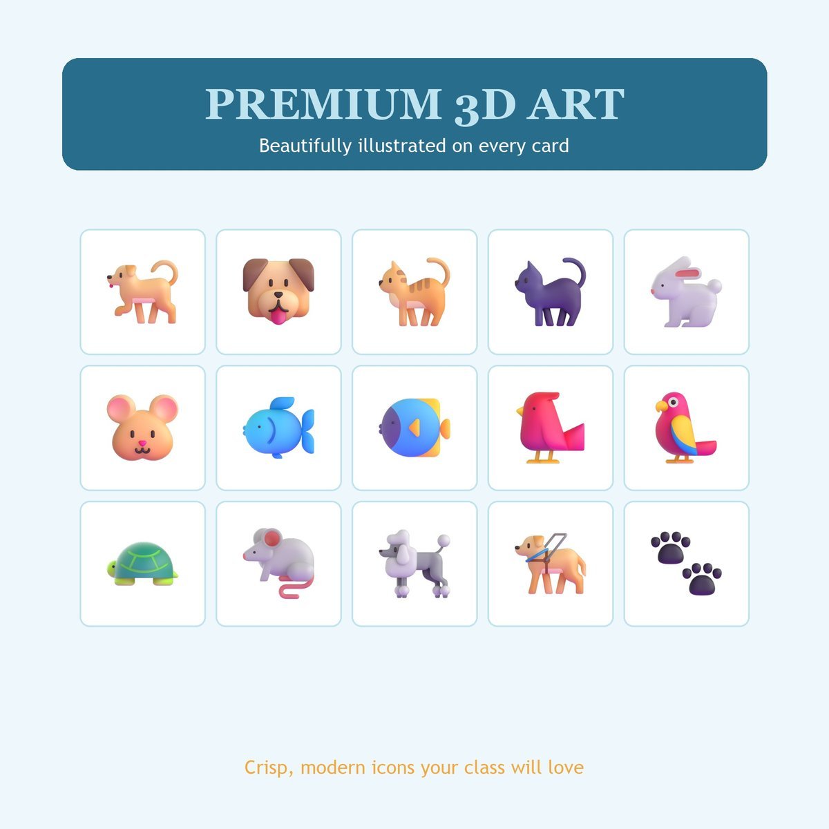 Pets and Gods Creatures Bingo, 60 Printable Bingo Cards, Christian Pets Creatures Game, Sunday School & Church Activity, Instant Download — image 8