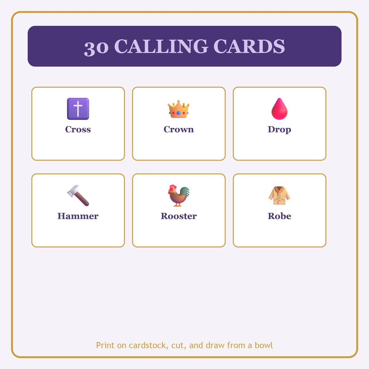 Good Friday Bingo, 60 Printable Bingo Cards, Good Friday, Easter Bingo, Christian Good Friday Game, Sunday School & Church Activity — image 7