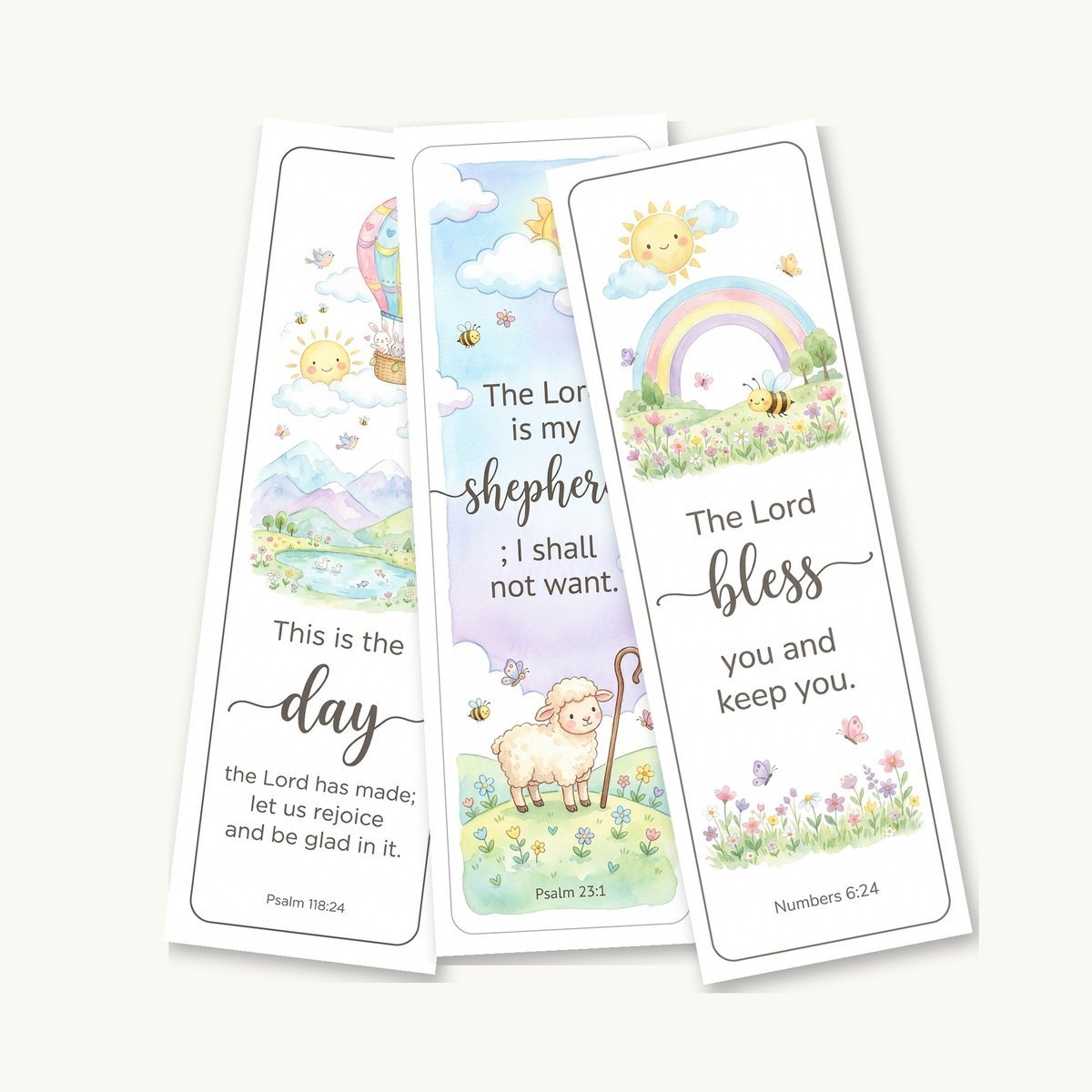 Printable Bible Verse Bookmarks PNG | Christian Scripture Bookmark Set | Faith Bible Study Tools | Encouraging Bible Quotes | Download — image 7
