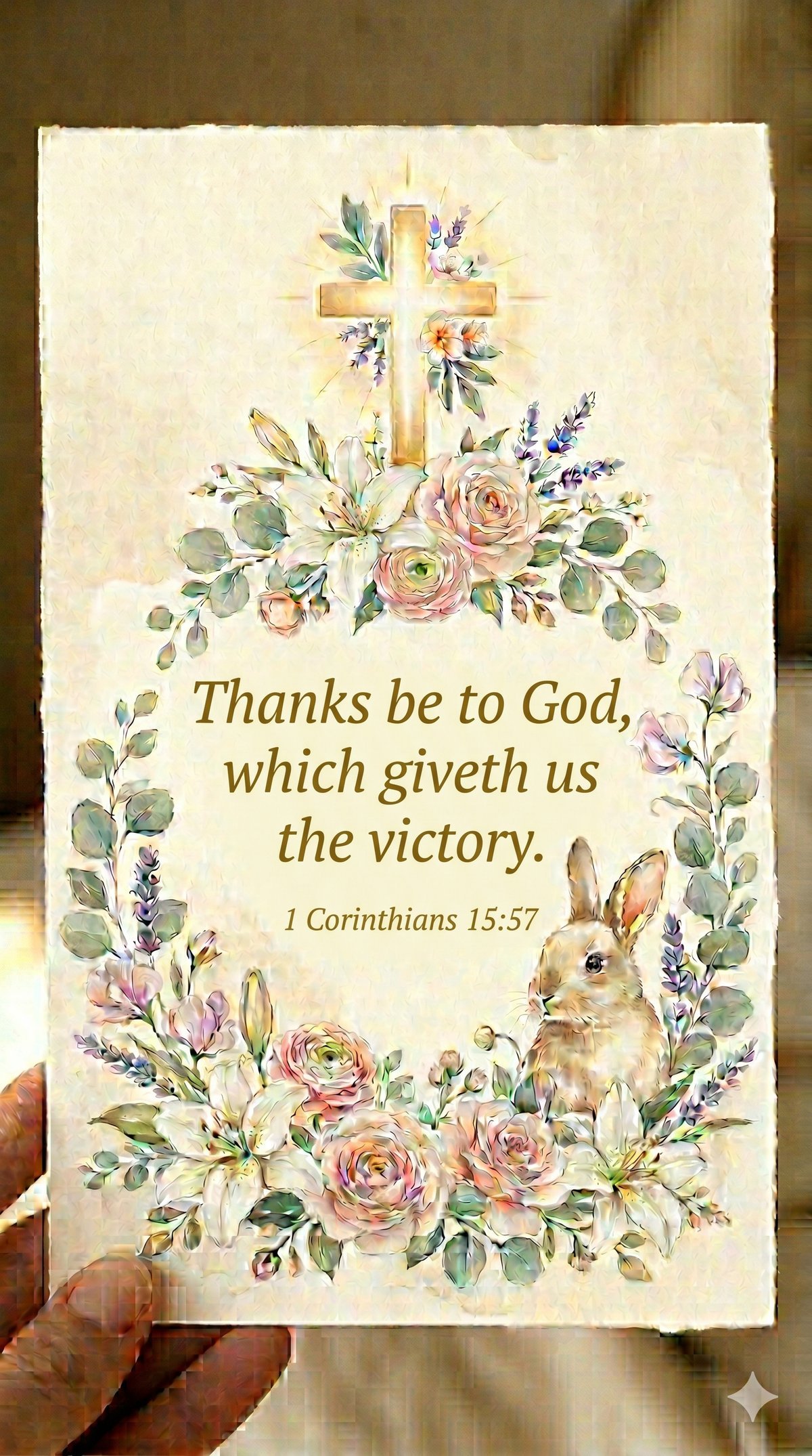 Christian Easter Cards, Vintage Floral Bible Verse, 20 PNG (Digital Download) — image 7