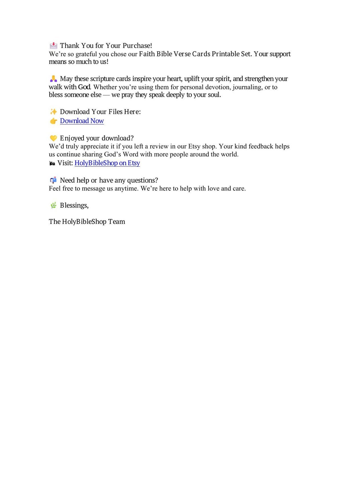 Faith Bible Verse Cards, Christian Scripture, Encouragement (PDF, JPG)