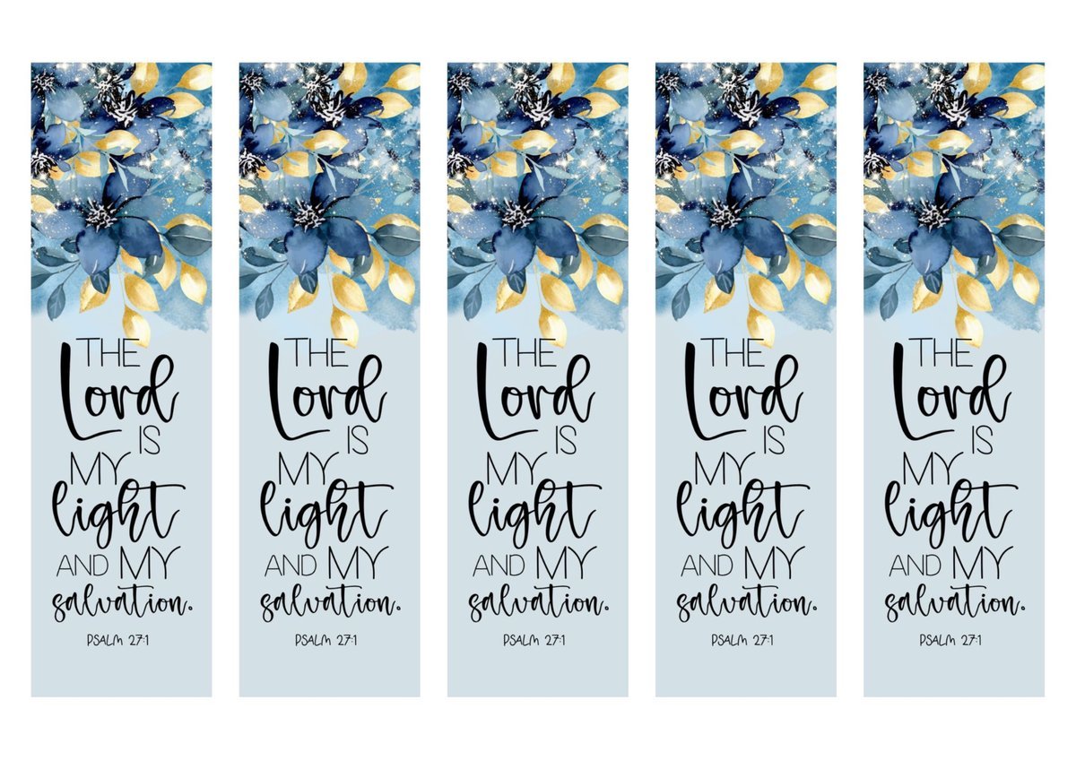Floral Bible Verse Bookmarks | Christian Scripture Art (Digital Download) — image 3