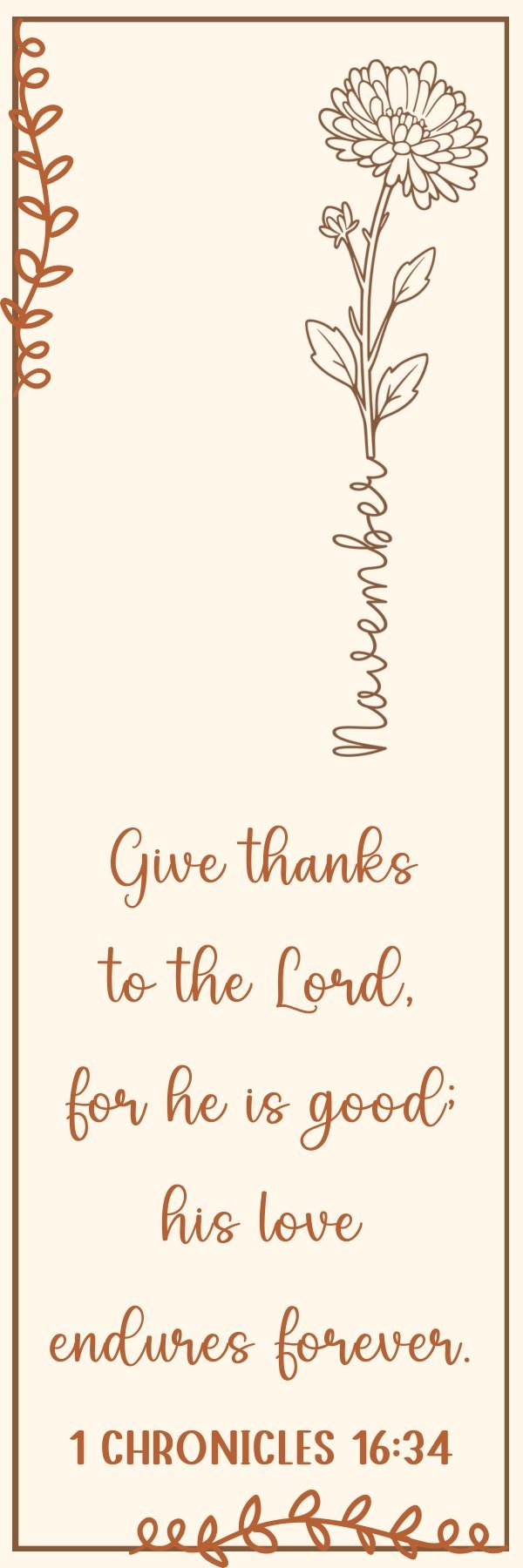 Monthly Bible Verse Bookmarks, Scripture Gift (PDF, JPG) — image 3
