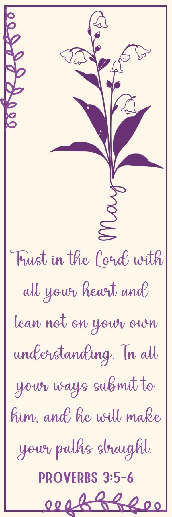 Monthly Bible Verse Bookmarks, Scripture Gift (PDF, JPG) — image 8