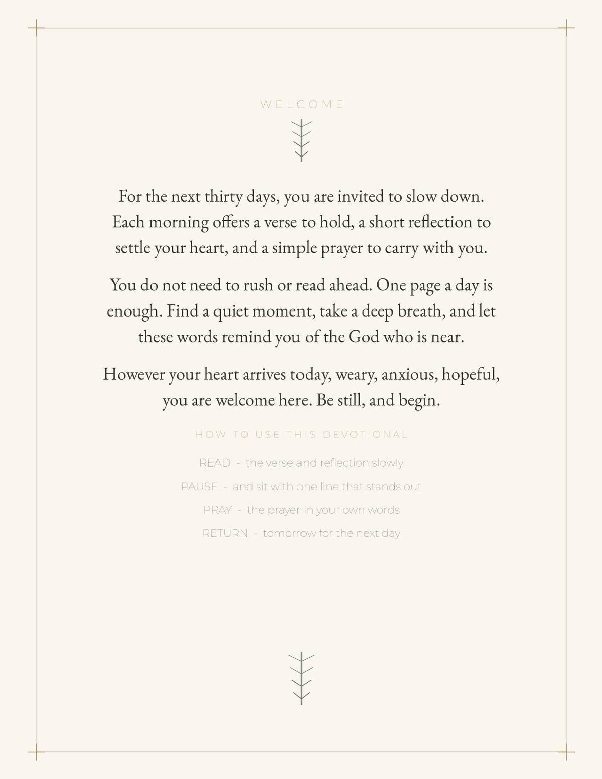 Be Still 30-Day Devotional Journal, Christian Bible Verse Reflections (Digital Download) — image 2