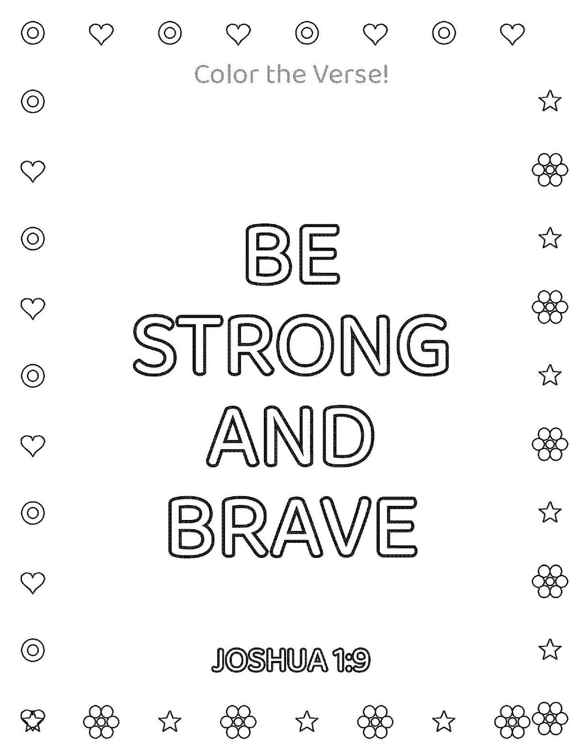 Bible Verse Coloring Pages for Kids, 40 Printable Scripture Sheets (PDF Download) — image 5