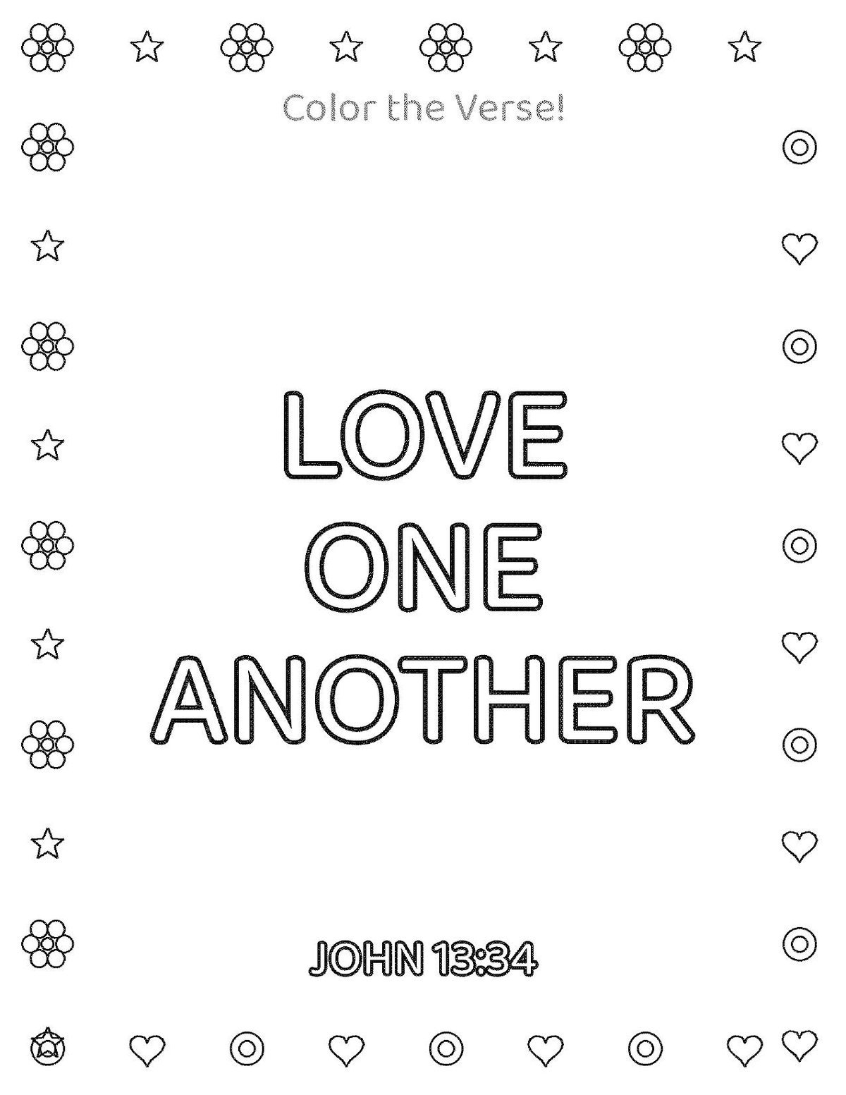 Bible Verse Coloring Pages for Kids, 40 Printable Scripture Sheets (PDF Download) — image 8