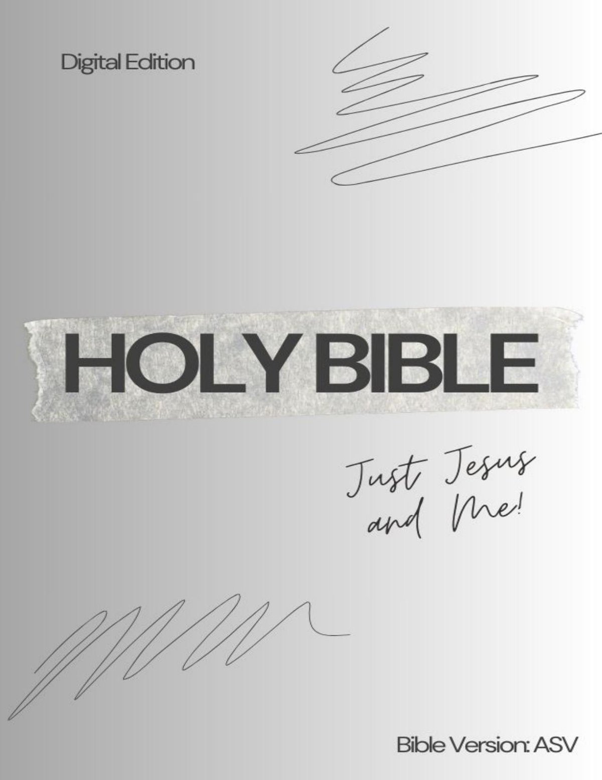 Digital ASV Bible PDF with Clickable Index | iPad Bible | Goodnotes | TouchNotes | Bible Study | Christian Journal | Journaling Bible