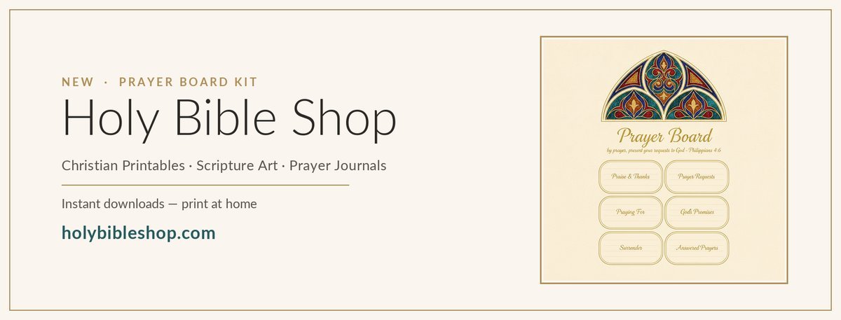 Prayer Board Printable, Stained Glass Christian Wall Art, Prayer Journal Kit, Bible Verse Prayer List, Scripture Tracker, Instant Download
