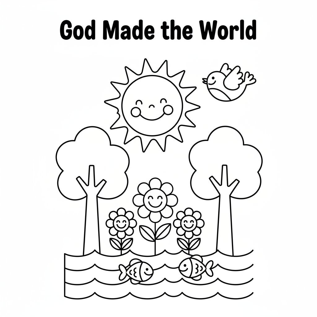 Bible Activity Book for Kids Printable, Christian Coloring Pages, Sunday School Activities, Kids Bible Workbook, Faith Mazes & Tracing — image 5