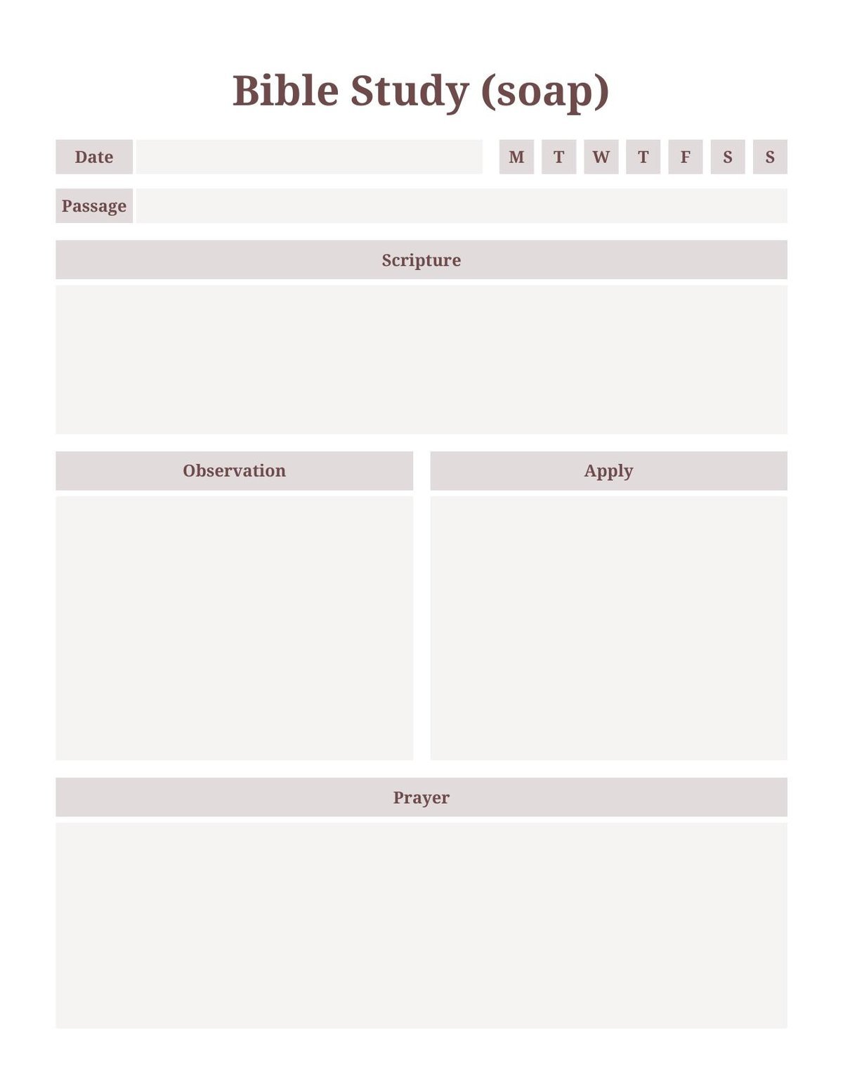 Bible Study Journal PDF | Christian Digital Planner for Goodnotes and iPad | Prayer & Scripture Journal | Printable Faith Journal — image 7