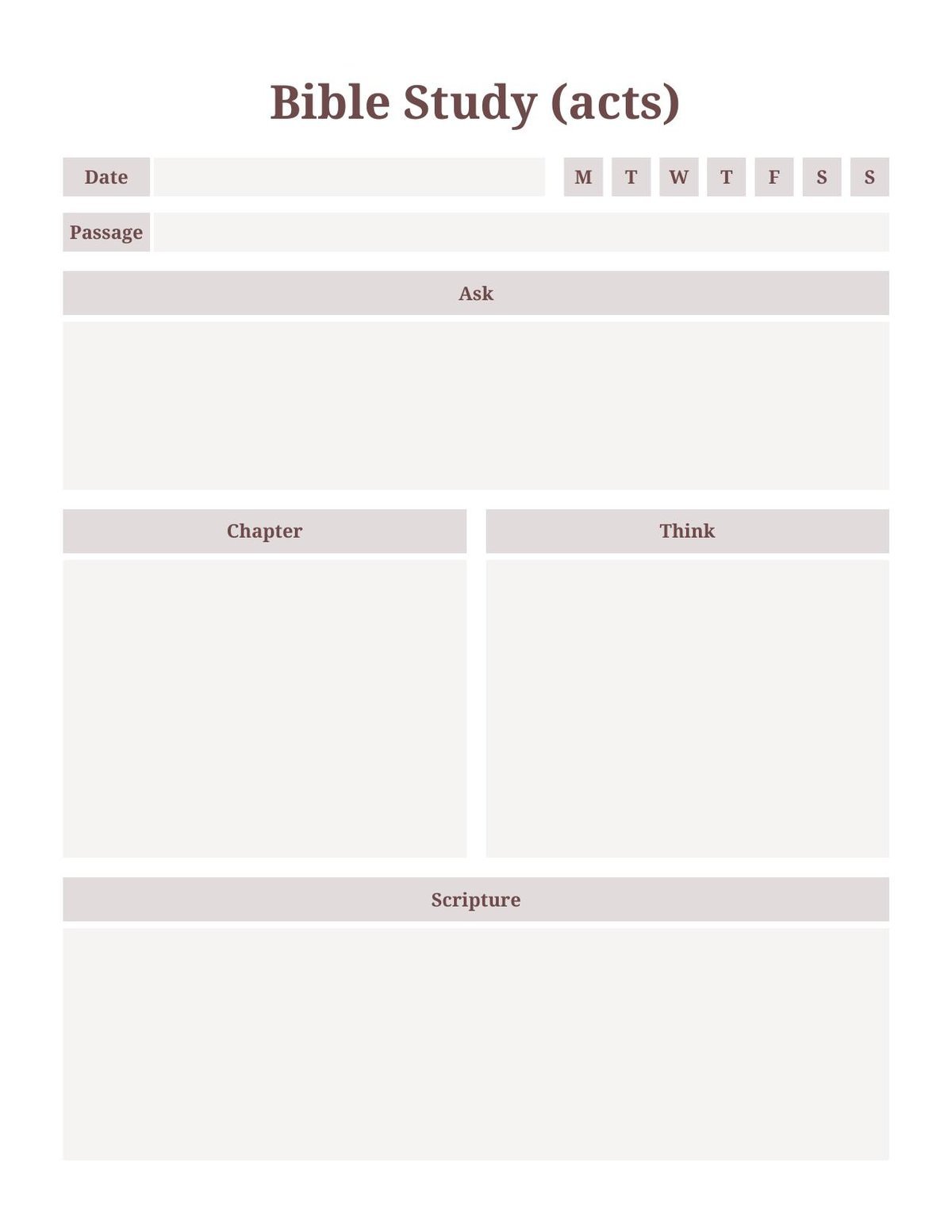 Bible Study Journal PDF | Christian Digital Planner for Goodnotes and iPad | Prayer & Scripture Journal | Printable Faith Journal — image 8