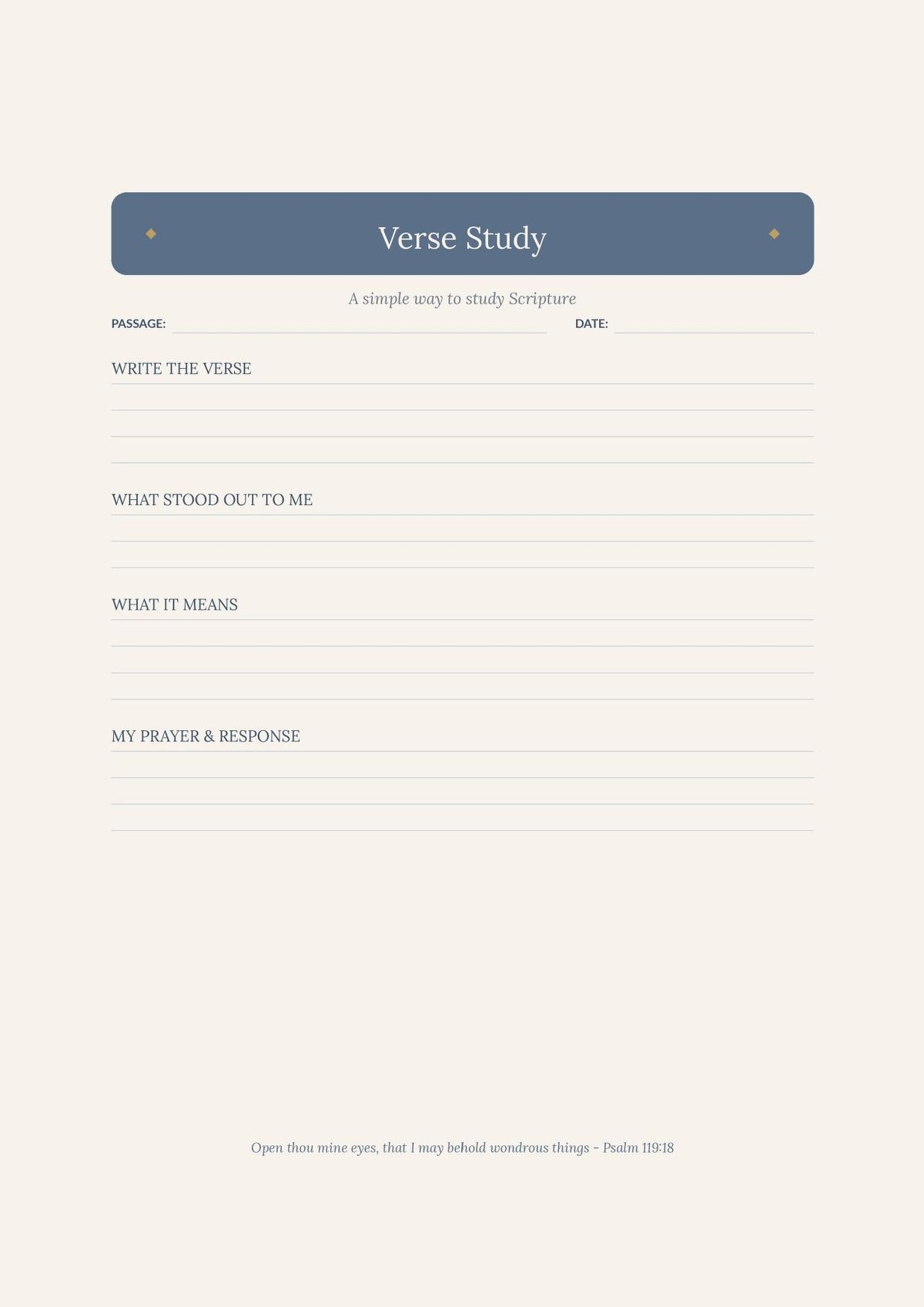 Bible Verse Mapping & Sermon Notes Workbook (Digital Download) — image 3