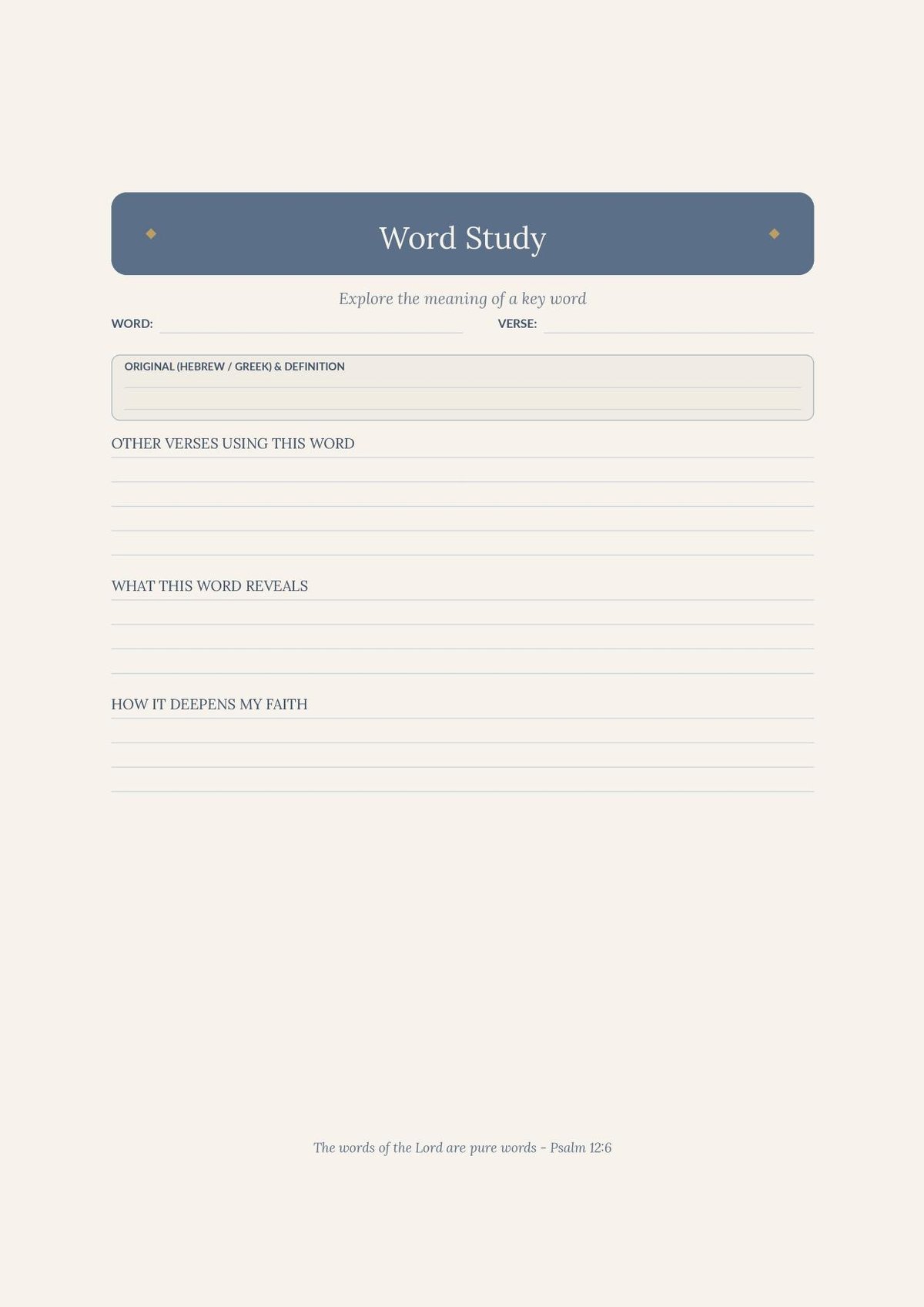 Bible Verse Mapping & Sermon Notes Workbook (Digital Download) — image 4