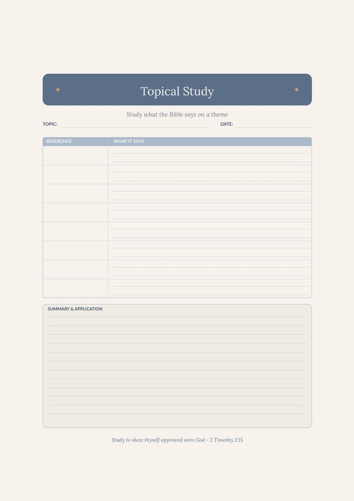 Bible Verse Mapping & Sermon Notes Workbook (Digital Download) — image 5