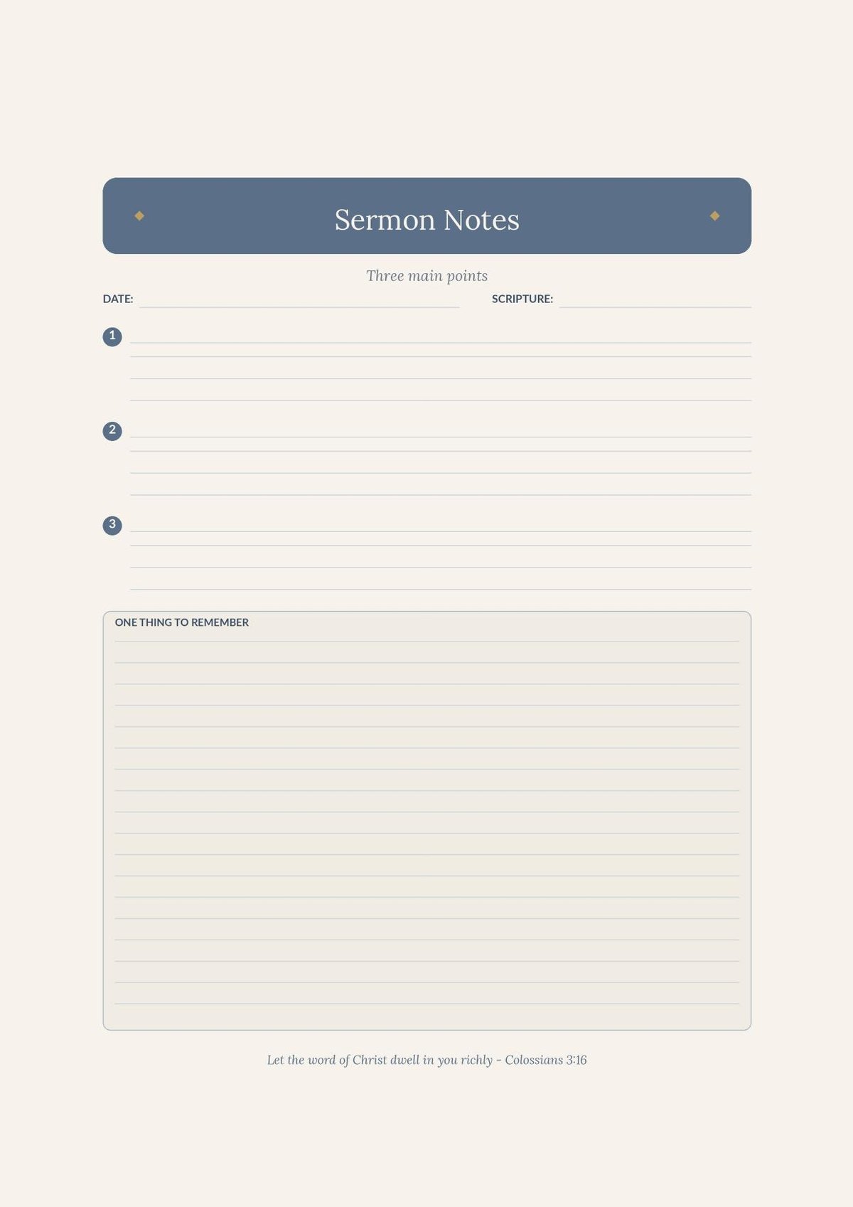 Bible Verse Mapping & Sermon Notes Workbook (Digital Download) — image 8