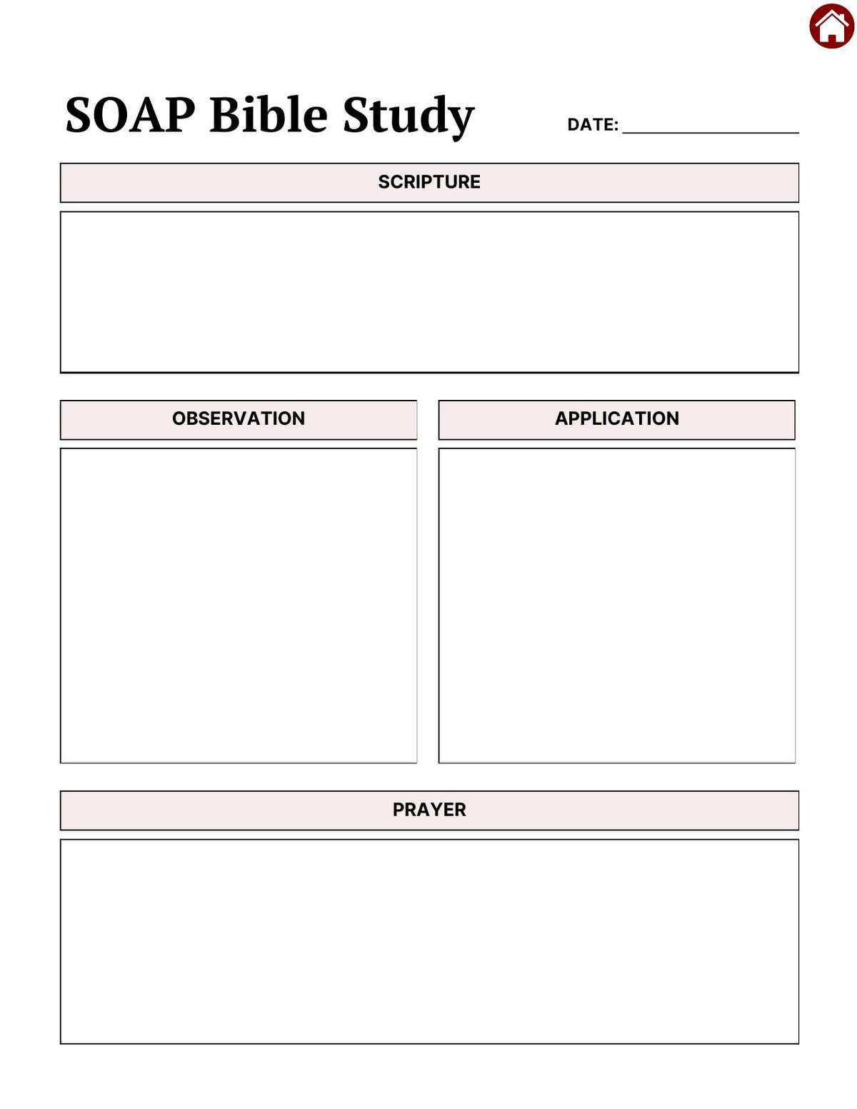 Faith Digital Planner, Bible Study, Prayer Journal (PDF) — image 5