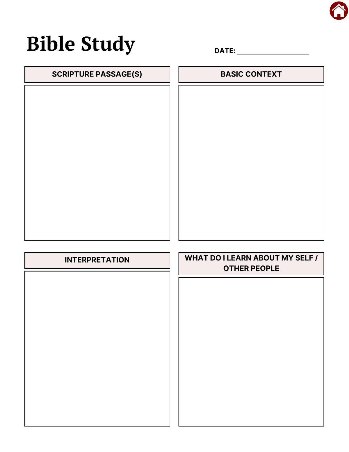Faith Digital Planner, Bible Study, Prayer Journal (PDF) — image 6