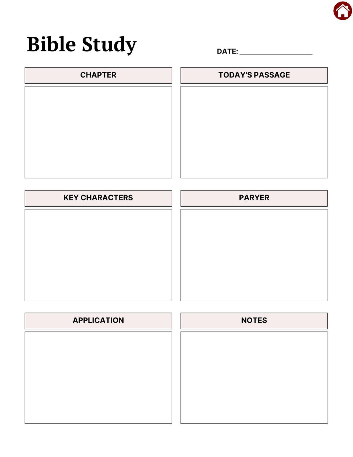 Faith Digital Planner, Bible Study, Prayer Journal (PDF) — image 7