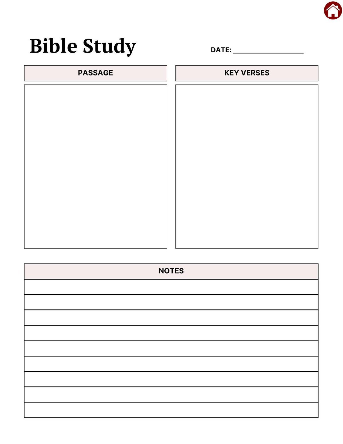 Faith Digital Planner, Bible Study, Prayer Journal (PDF) — image 8