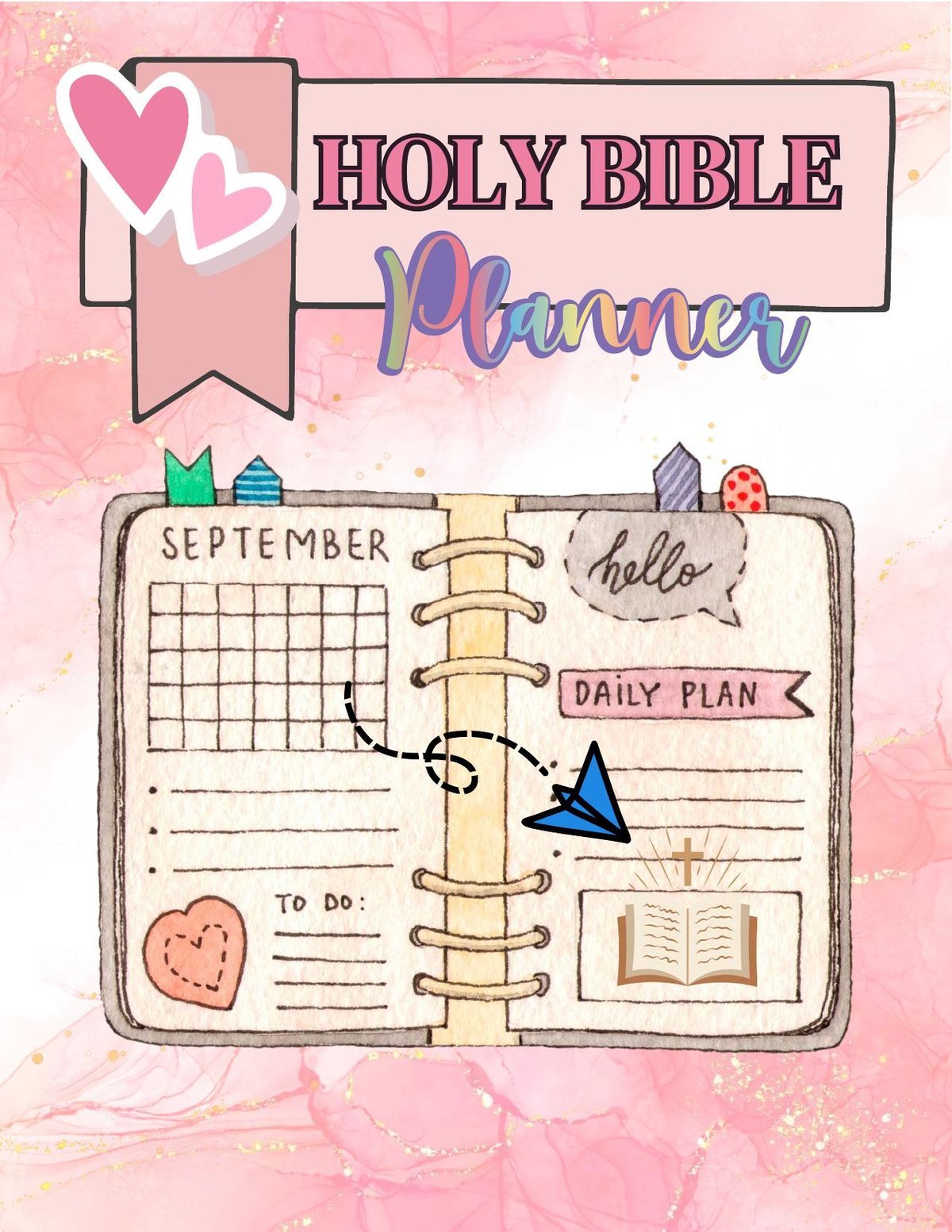 Holy Bible Planner PDF | Christian Digital Planner for iPad & Goodnotes | Prayer Journal, Bible Study, Daily Devotional