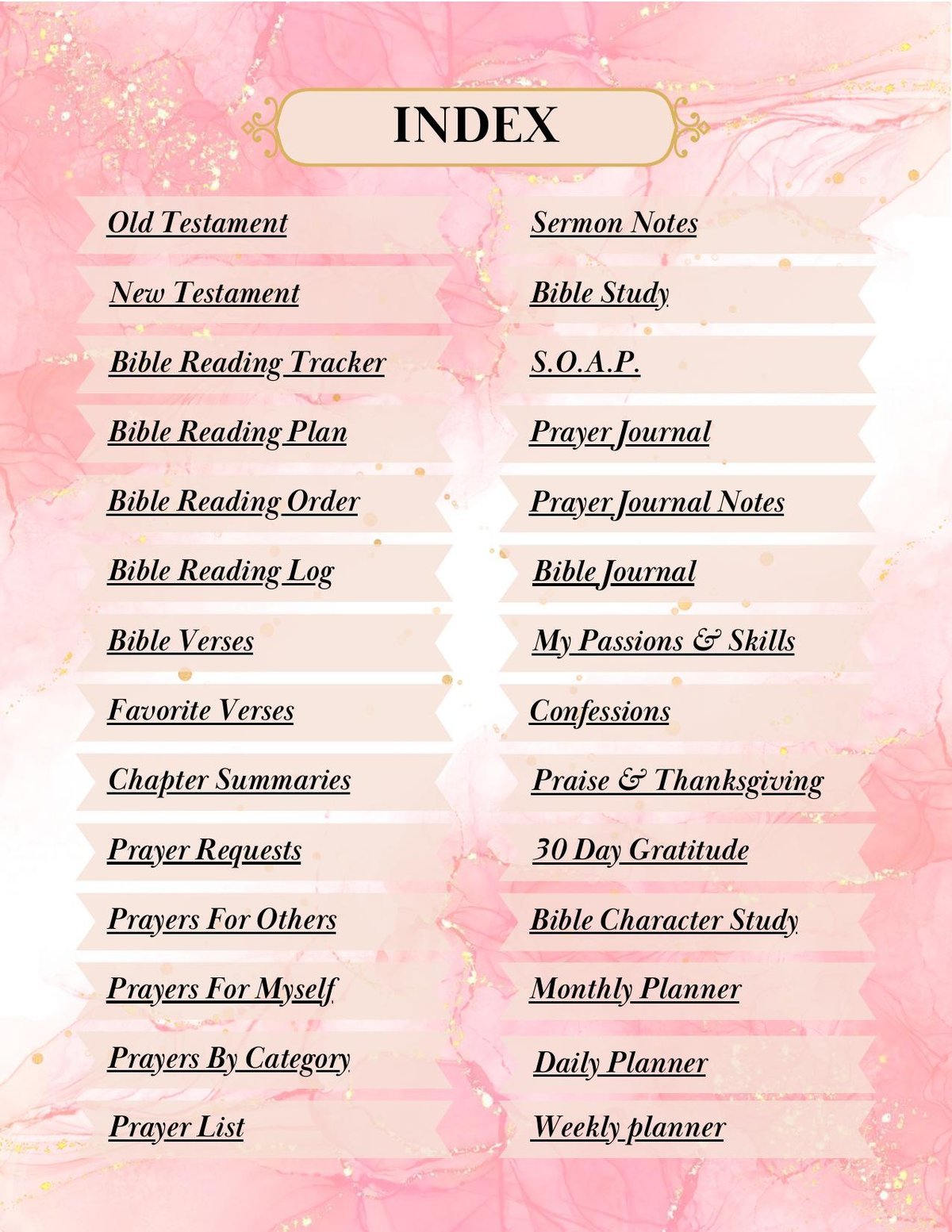 Holy Bible Planner PDF | Christian Digital Planner for iPad & Goodnotes | Prayer Journal, Bible Study, Daily Devotional — image 2