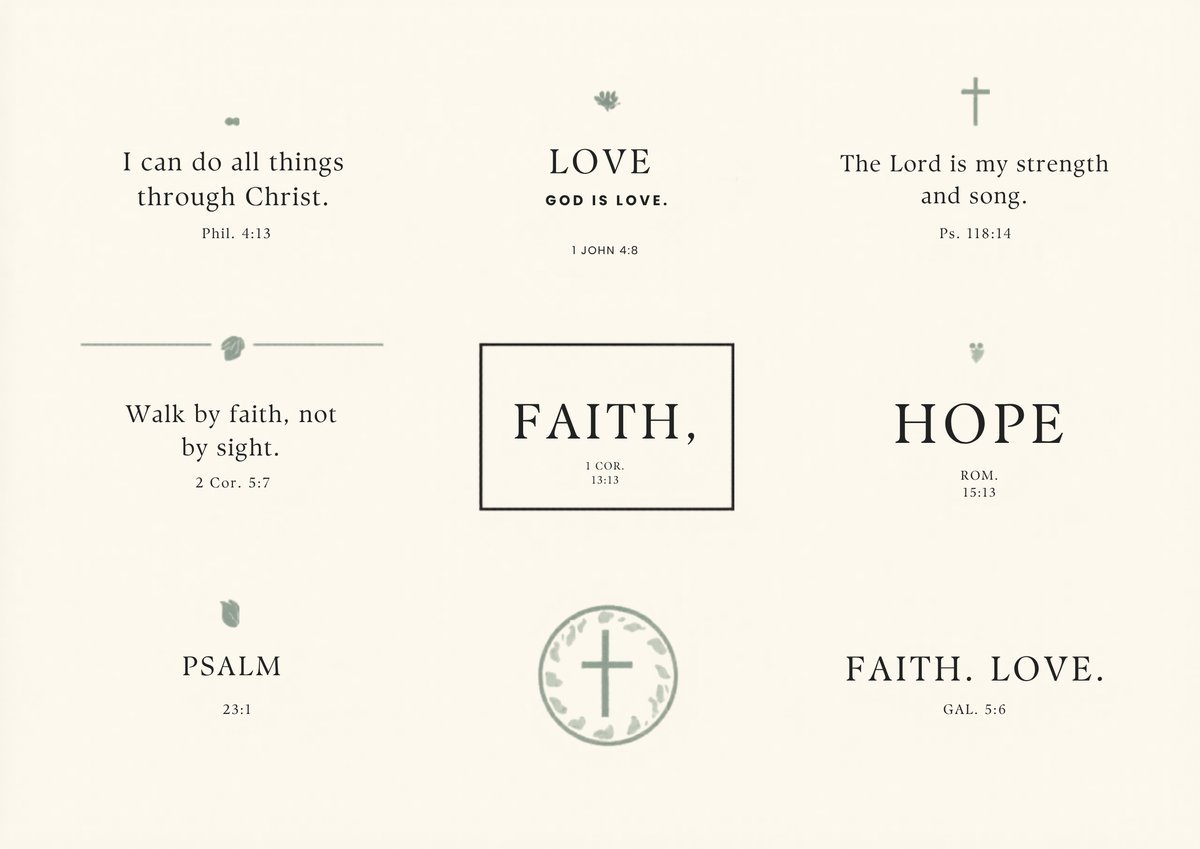 Minimalist KJV Scripture Cards | Set of 4 Printable Bible Journaling (Digital Download) — image 3