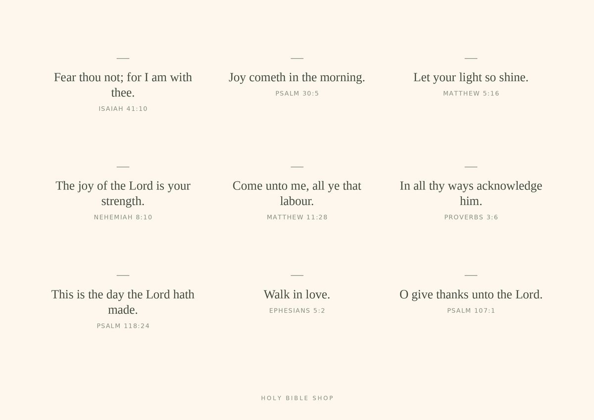 Minimalist KJV Scripture Cards | Set of 4 Printable Bible Journaling (Digital Download) — image 4